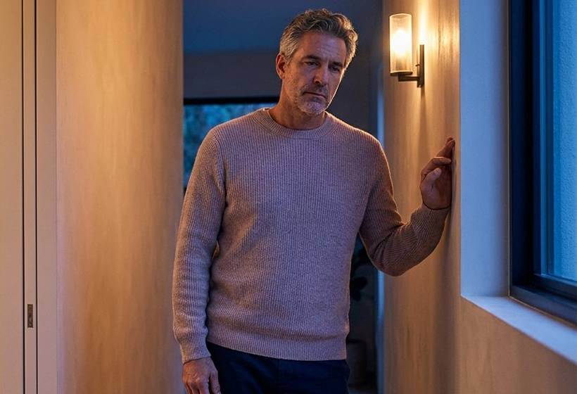 Reloj de noche junto a la puerta del baño — constantes idas al baño