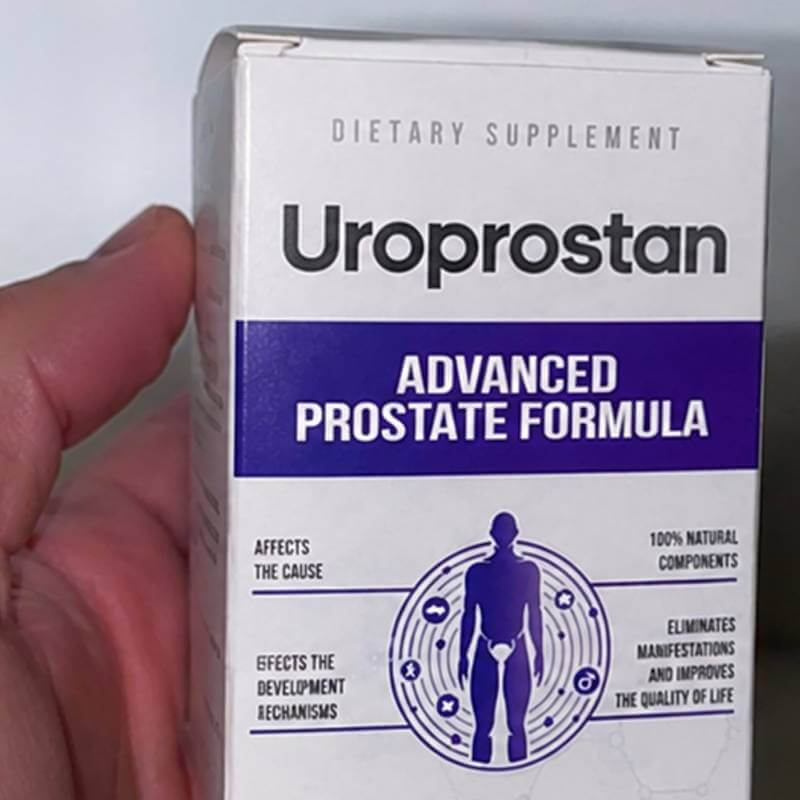 Foto de cliente — Uroprostan sostenido en la mano